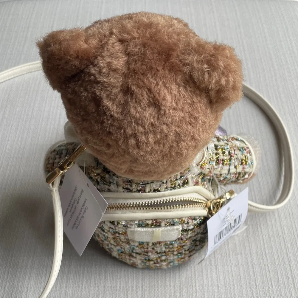 Kate spade 3d teddy bear KI972 Katey bear tweed crossbody bag